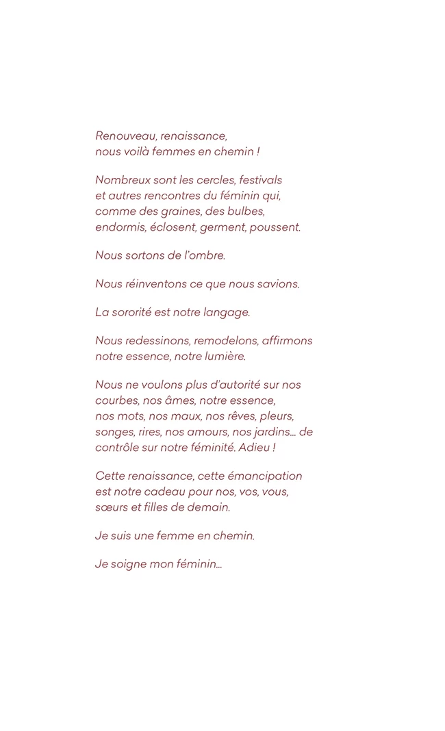 Le féminin guérisseur
