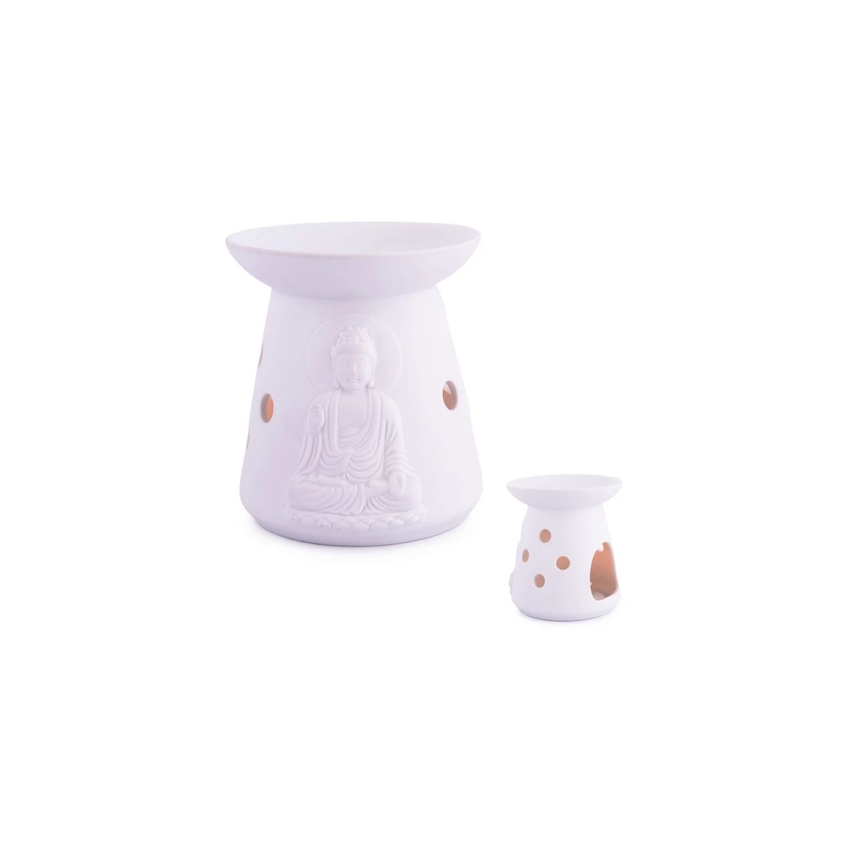 BRULE PARFUM PORCELAINE BOUDDHA H.12cm